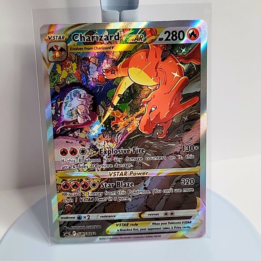 2022 charizar vstar ultra rare full art promo card